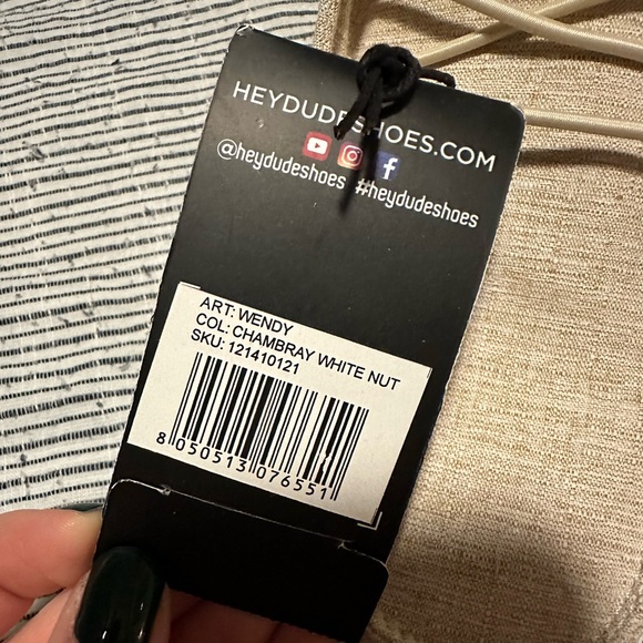 NWT Wendy hey dude size 8 - Picture 4 of 5